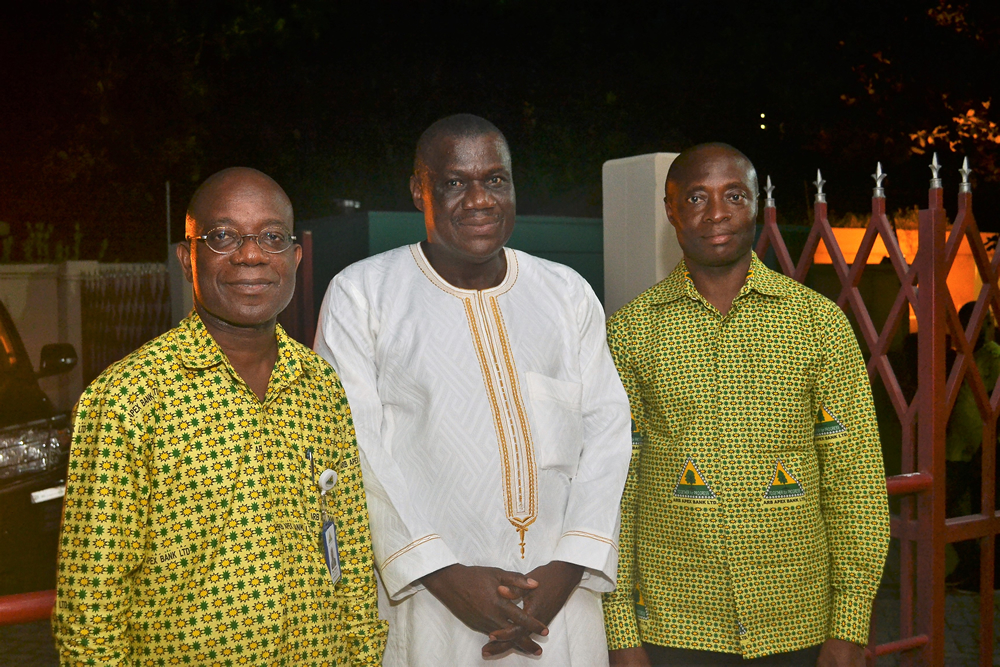 Mr. Kojo Mattah, Rev. Sovor and Alex Awuah posed for the camera